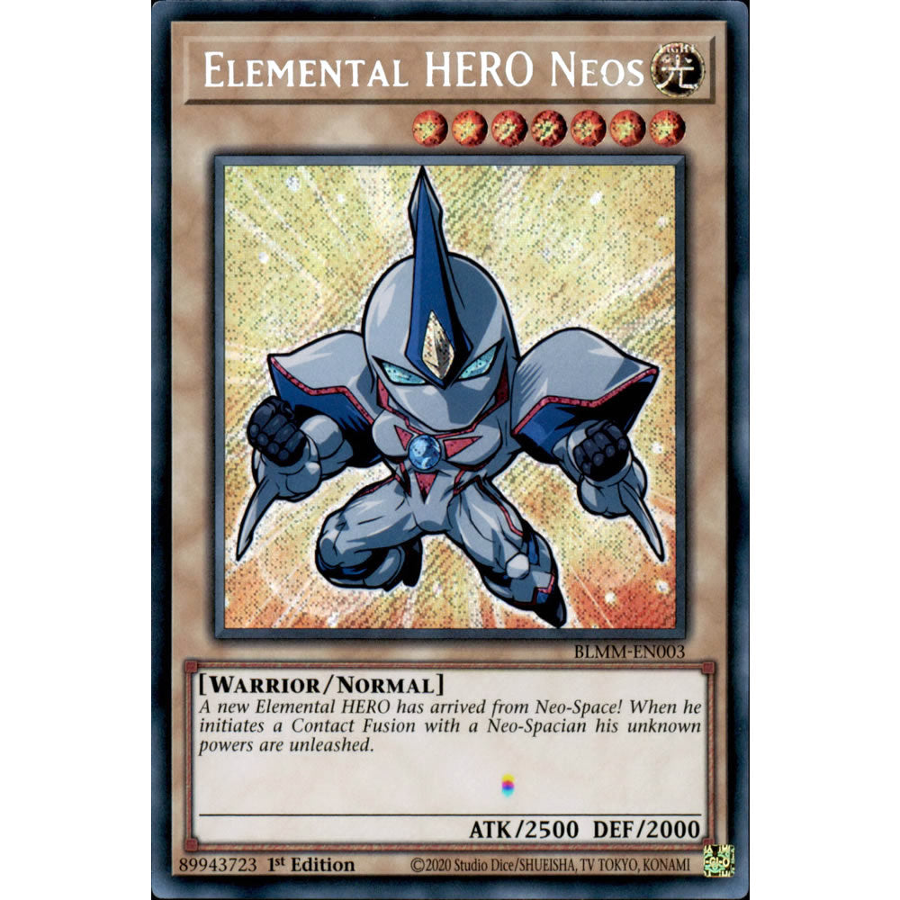 Elemental HERO Neos BLMM-EN003 Yu-Gi-Oh! Card from the Battles of Legend: Monster Mayhem Set
