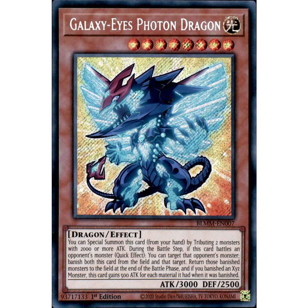 Galaxy-Eyes Photon Dragon BLMM-EN007 Yu-Gi-Oh! Card from the Battles of Legend: Monster Mayhem Set