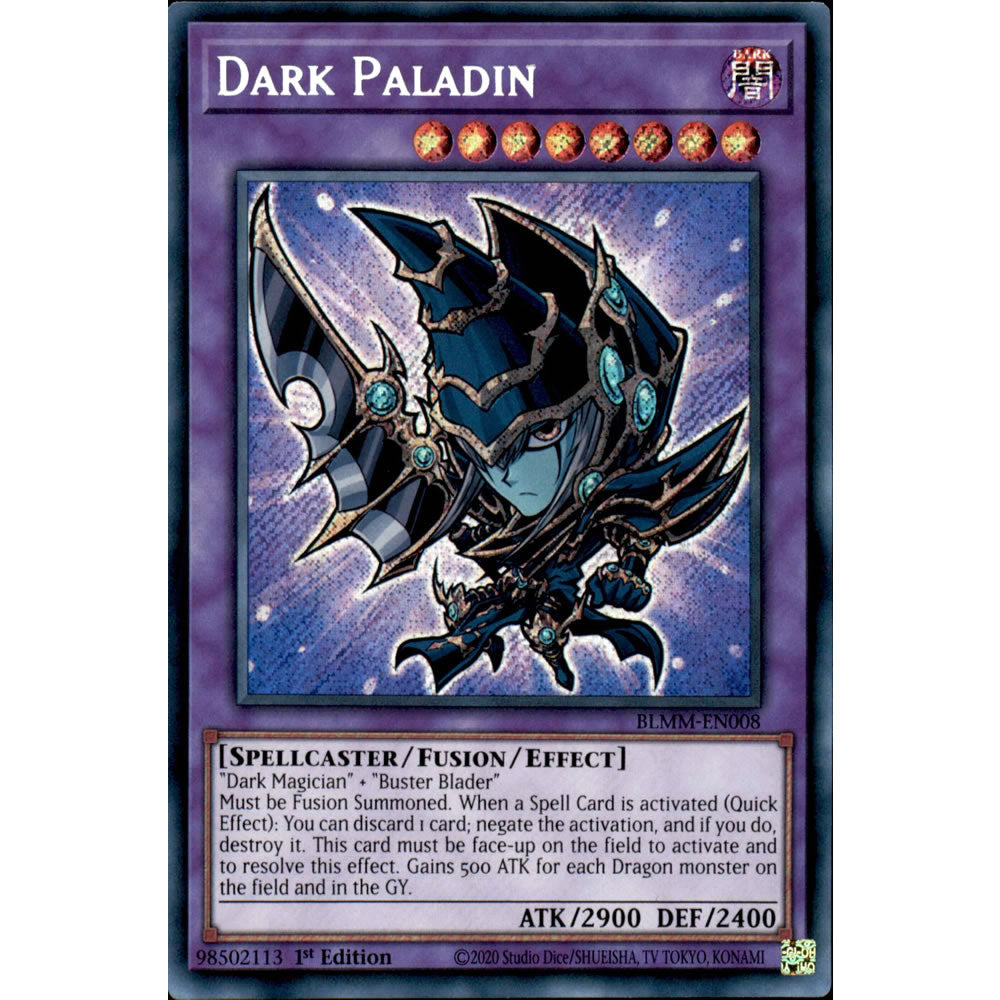 Dark Paladin BLMM-EN008 Yu-Gi-Oh! Card from the Battles of Legend: Monster Mayhem Set