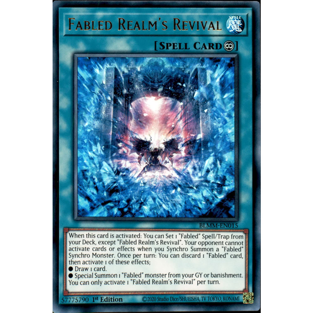 Fabled Realm's Revival BLMM-EN015 Yu-Gi-Oh! Card from the Battles of Legend: Monster Mayhem Set