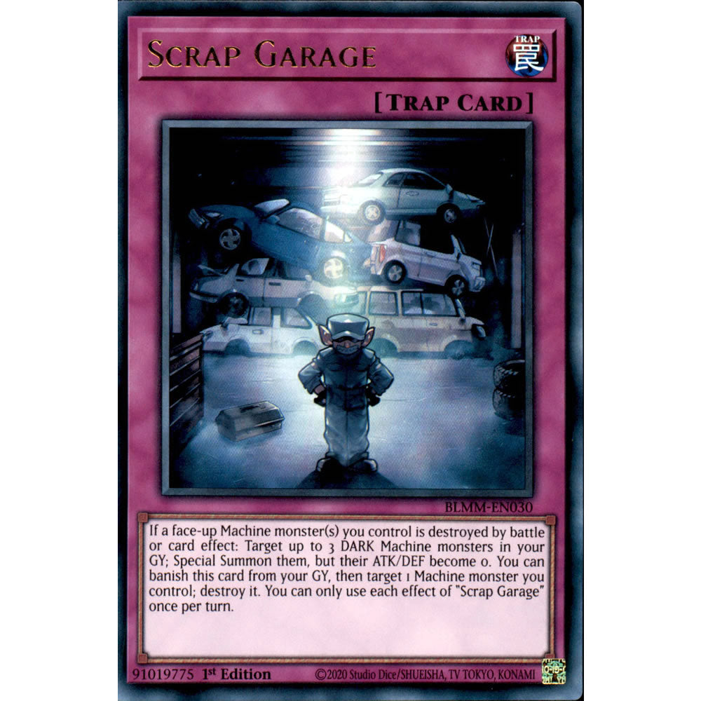 Scrap Garage BLMM-EN030 Yu-Gi-Oh! Card from the Battles of Legend: Monster Mayhem Set