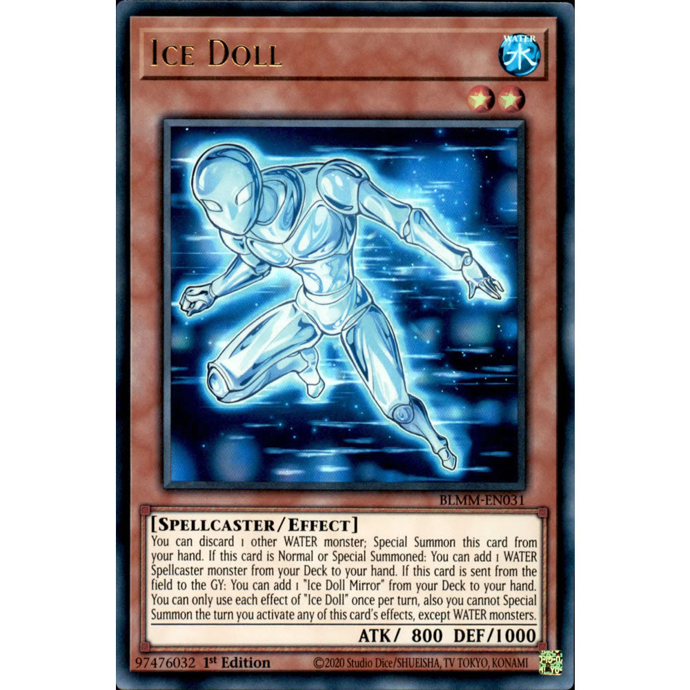 Ice Doll BLMM-EN031 Yu-Gi-Oh! Card from the Battles of Legend: Monster Mayhem Set