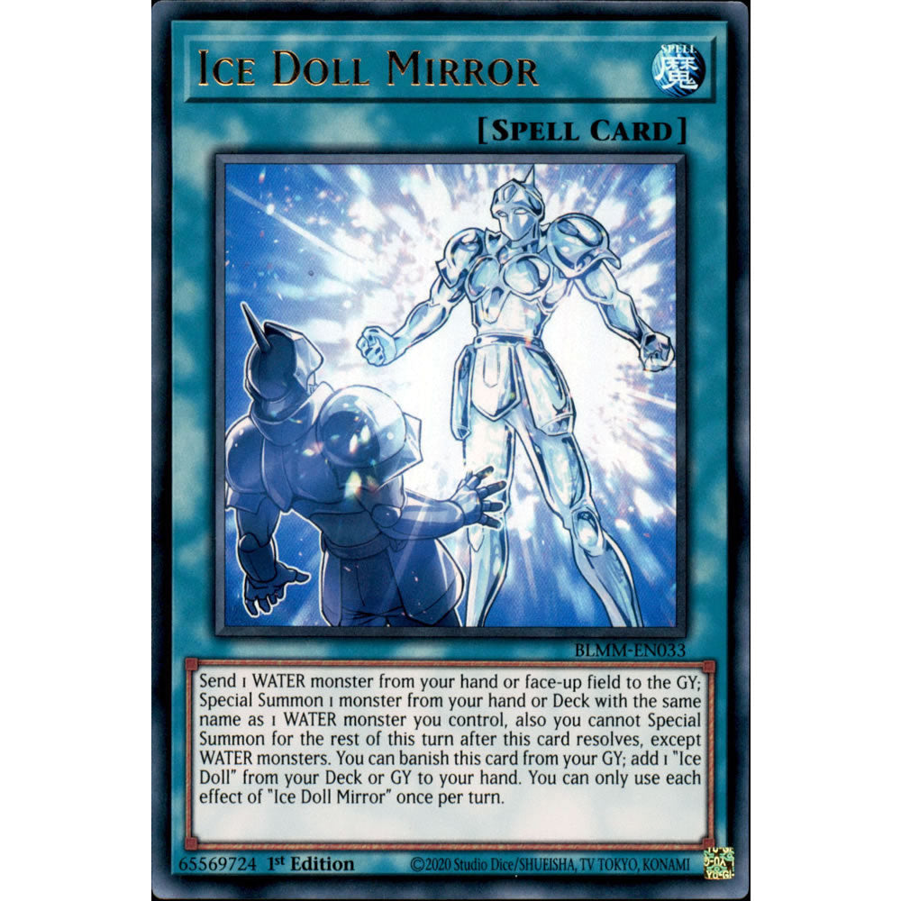 Ice Doll Mirror BLMM-EN033 Yu-Gi-Oh! Card from the Battles of Legend: Monster Mayhem Set