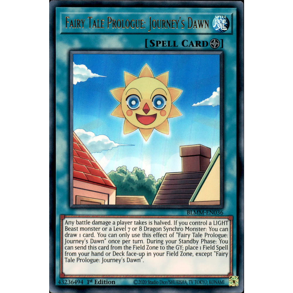 Fairy Tale Prologue: Journey's Dawn BLMM-EN036 Yu-Gi-Oh! Card from the Battles of Legend: Monster Mayhem Set