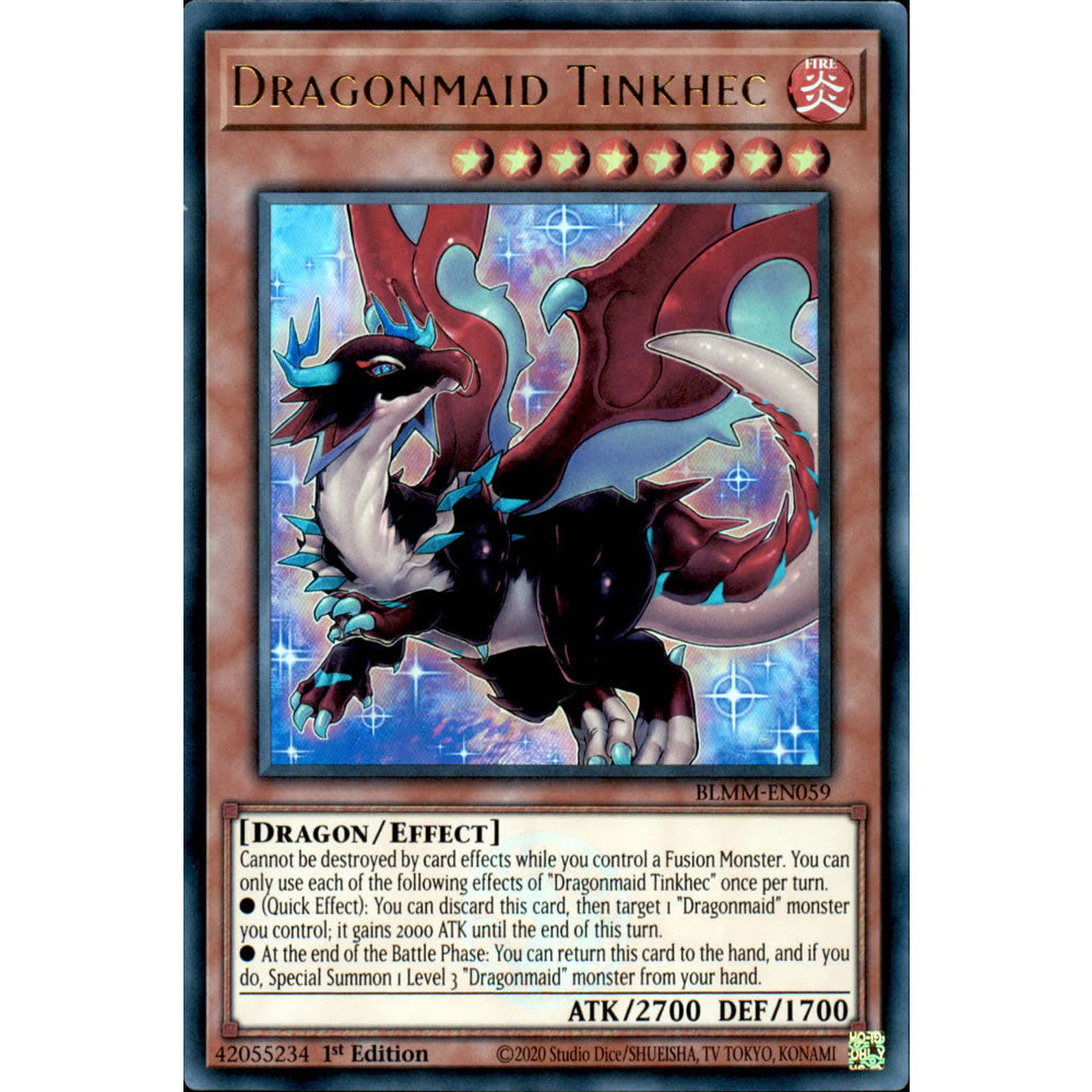 Dragonmaid Tinkhec BLMM-EN059 Yu-Gi-Oh! Card from the Battles of Legend: Monster Mayhem Set