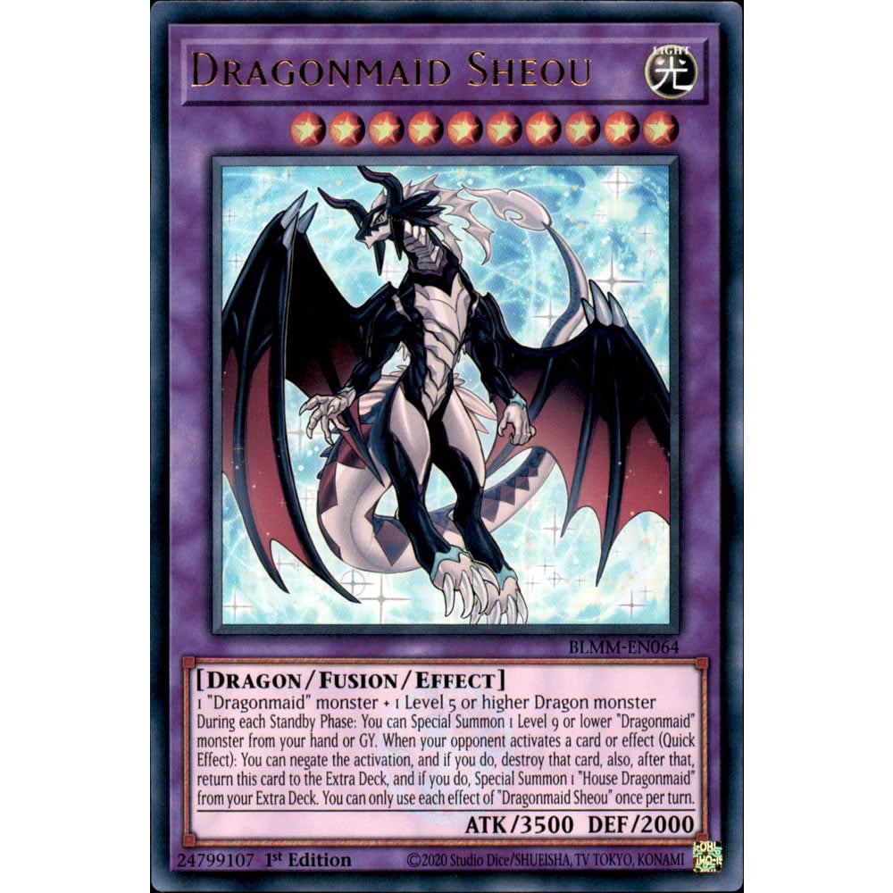 Dragonmaid Sheou BLMM-EN064 Yu-Gi-Oh! Card from the Battles of Legend: Monster Mayhem Set