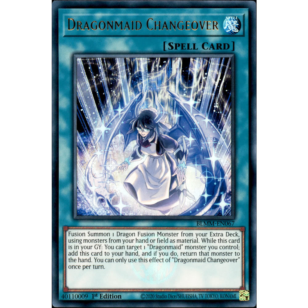 Dragonmaid Changeover BLMM-EN067 Yu-Gi-Oh! Card from the Battles of Legend: Monster Mayhem Set