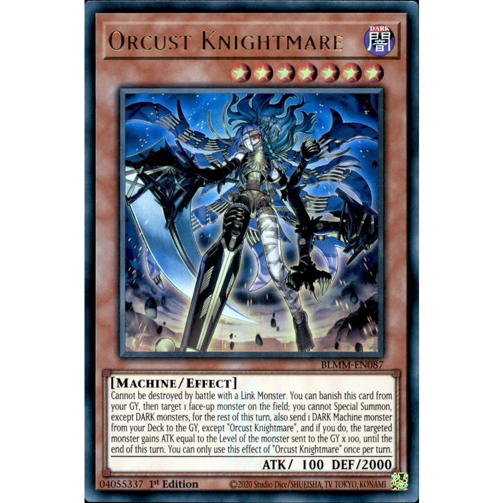 Orcust Knightmare BLMM-EN087 Yu-Gi-Oh! Card from the Battles of Legend: Monster Mayhem Set