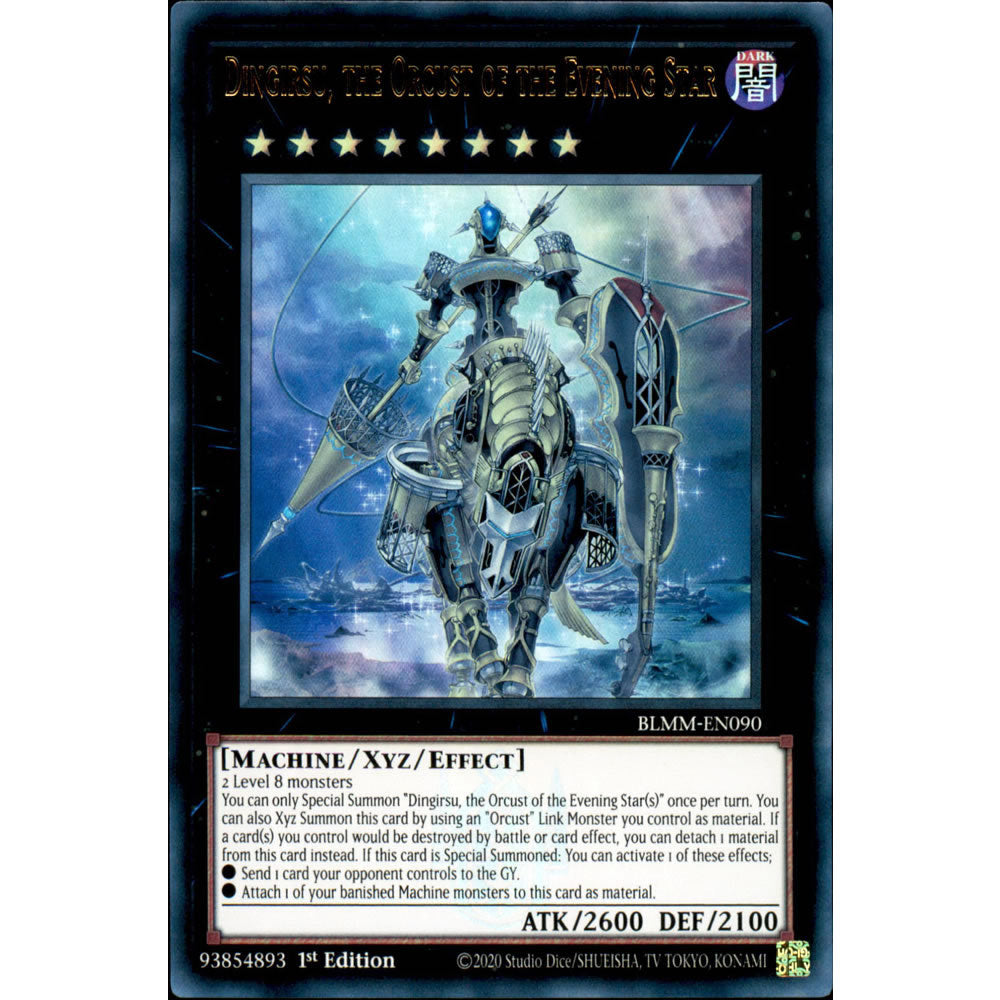 Dingirsu, the Orcust of the Evening Star BLMM-EN090 Yu-Gi-Oh! Card from the Battles of Legend: Monster Mayhem Set