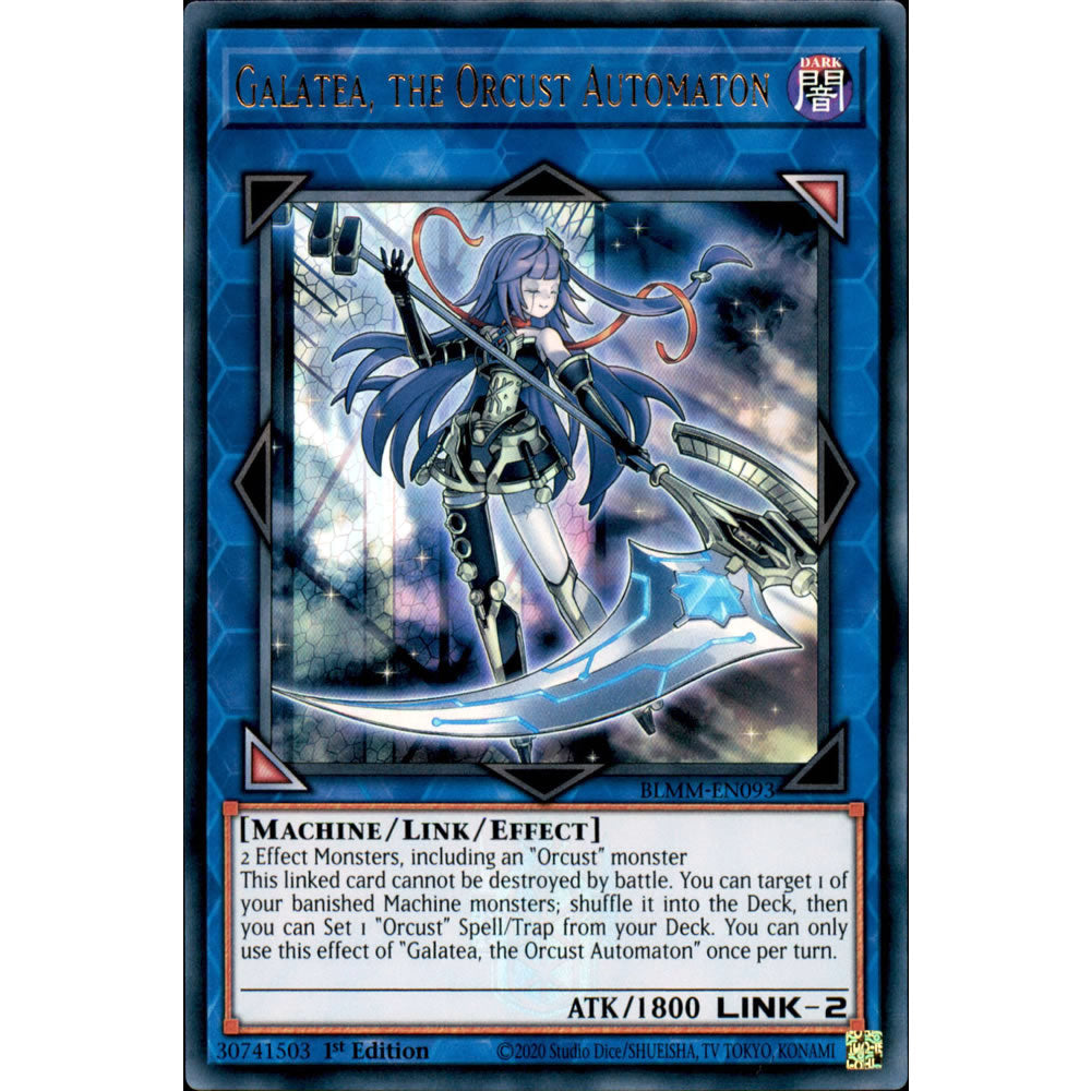 Galatea, the Orcust Automaton BLMM-EN093 Yu-Gi-Oh! Card from the Battles of Legend: Monster Mayhem Set