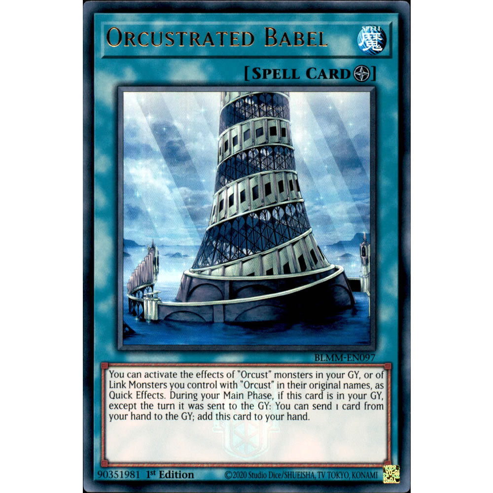 Orcustrated Babel BLMM-EN097 Yu-Gi-Oh! Card from the Battles of Legend: Monster Mayhem Set