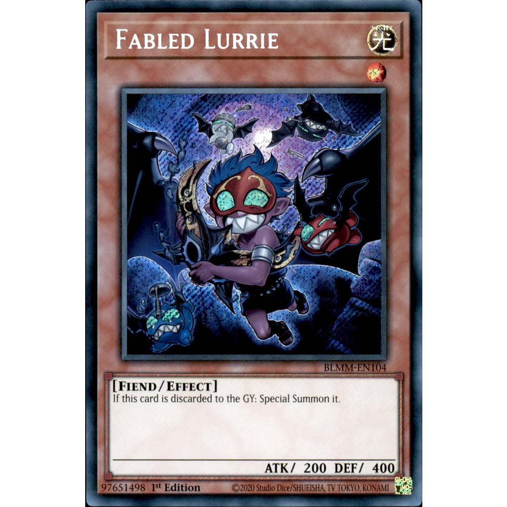 Fabled Lurrie BLMM-EN104 Yu-Gi-Oh! Card from the Battles of Legend: Monster Mayhem Set