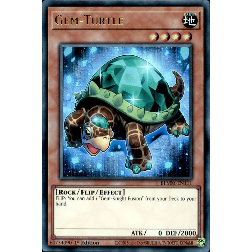 Gem-Turtle BLMM-EN111 Yu-Gi-Oh! Card from the Battles of Legend: Monster Mayhem Set