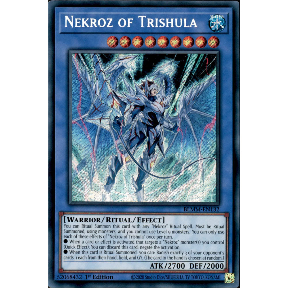 Nekroz of Trishula BLMM-EN132 Yu-Gi-Oh! Card from the Battles of Legend: Monster Mayhem Set