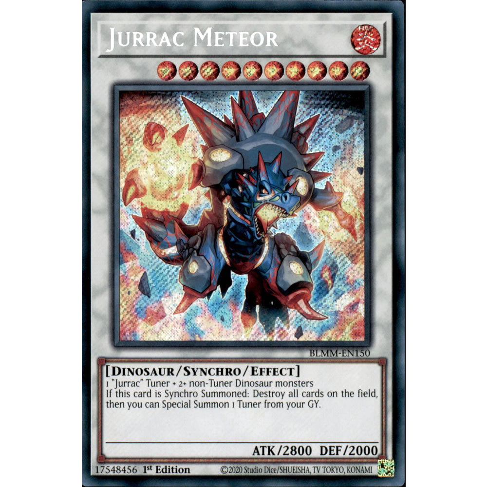 Jurrac Meteor BLMM-EN150 Yu-Gi-Oh! Card from the Battles of Legend: Monster Mayhem Set