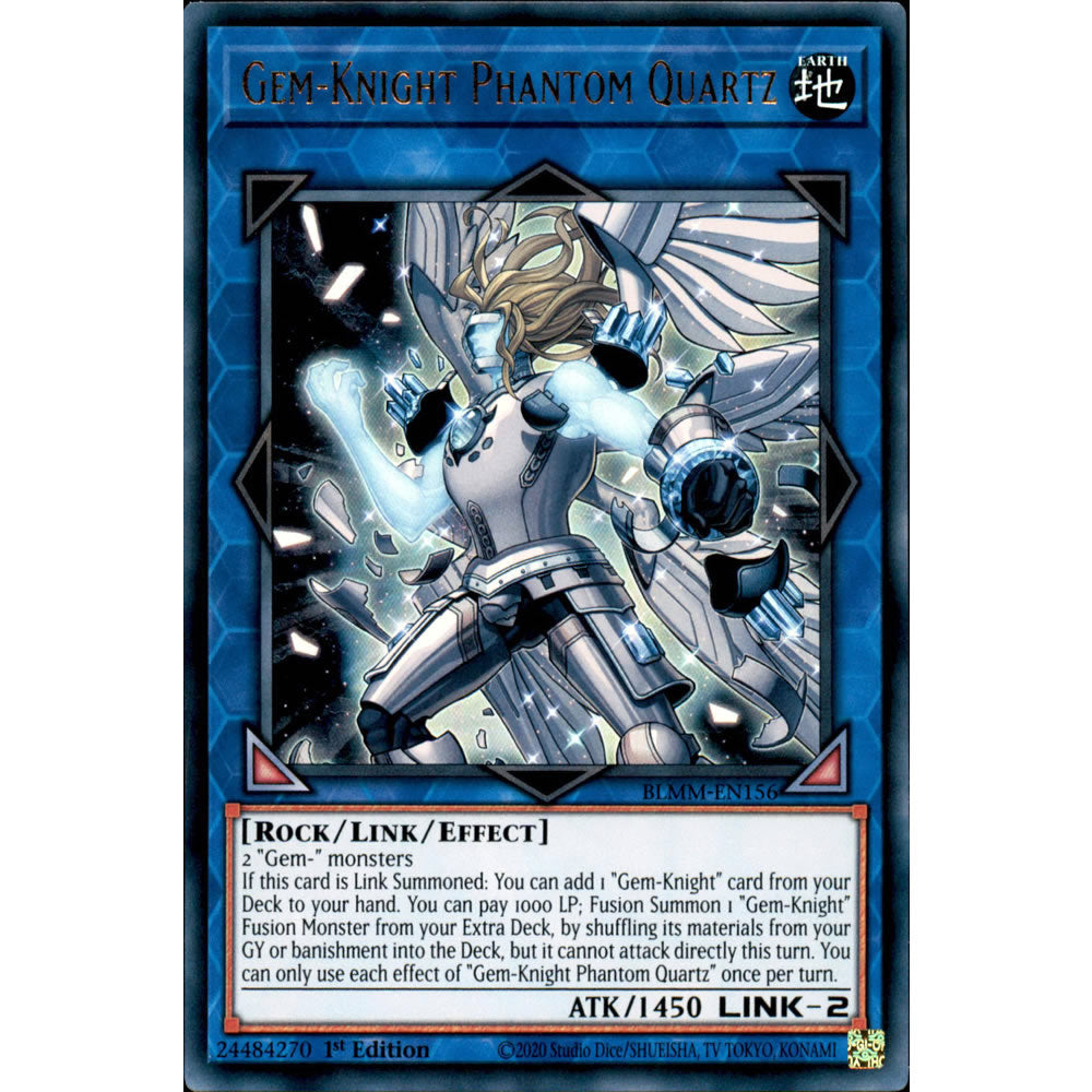 Gem-Knight Phantom Quartz BLMM-EN156 Yu-Gi-Oh! Card from the Battles of Legend: Monster Mayhem Set