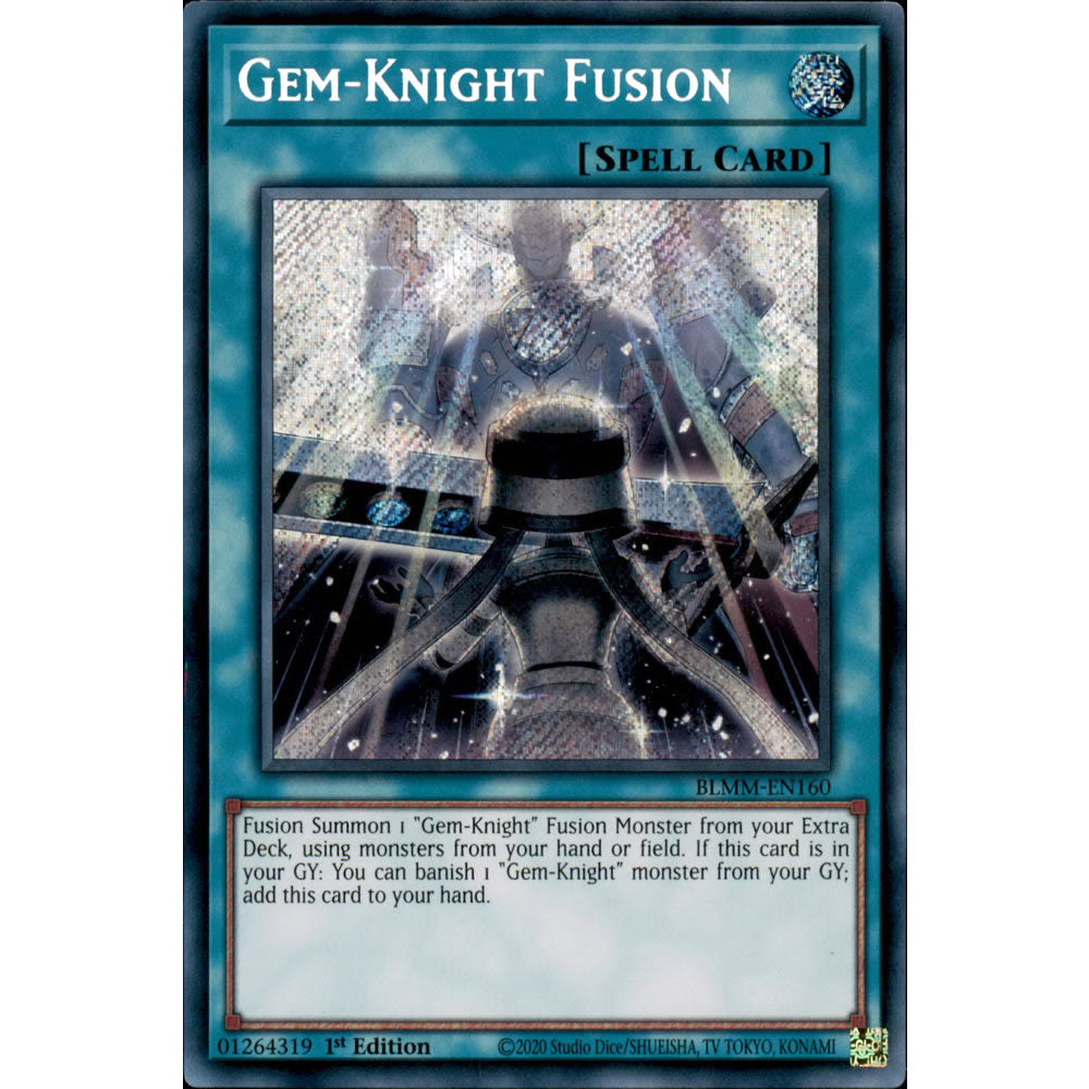 Gem-Knight Fusion BLMM-EN160 Yu-Gi-Oh! Card from the Battles of Legend: Monster Mayhem Set