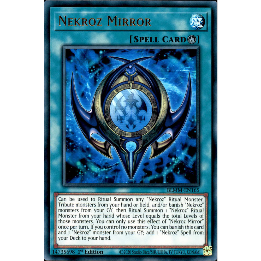 Nekroz Mirror BLMM-EN165 Yu-Gi-Oh! Card from the Battles of Legend: Monster Mayhem Set