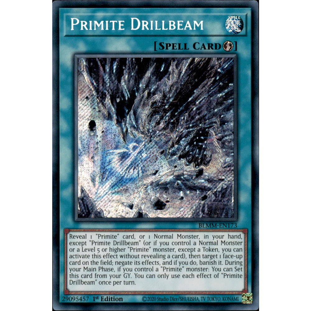 Primite Drillbeam BLMM-EN173 Yu-Gi-Oh! Card from the Battles of Legend: Monster Mayhem Set