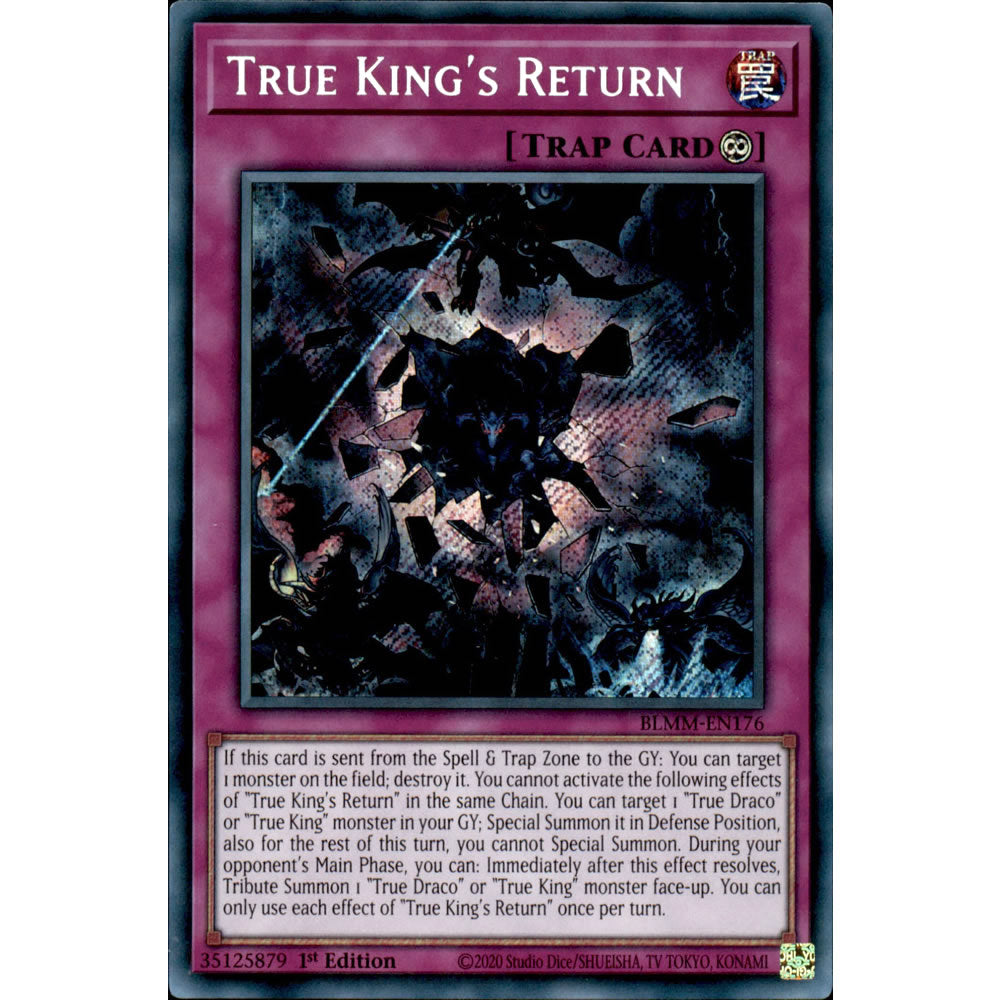 True King's Return BLMM-EN176 Yu-Gi-Oh! Card from the Battles of Legend: Monster Mayhem Set
