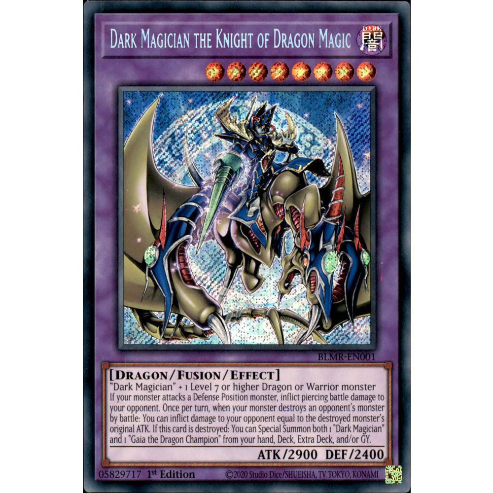 Dark Magician the Knight of Dragon Magic BLMR-EN001 Dark Magician the Knight of Dragon Magic BLMR-EN001