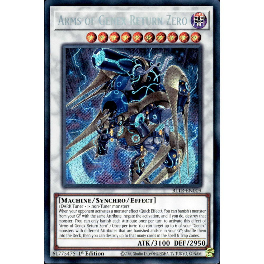 Arms of Genex Return Zero BLTR-EN009 Yu-Gi-Oh! Card Arms of Genex Return Zero BLTR-EN009 Yu-Gi-Oh! Card