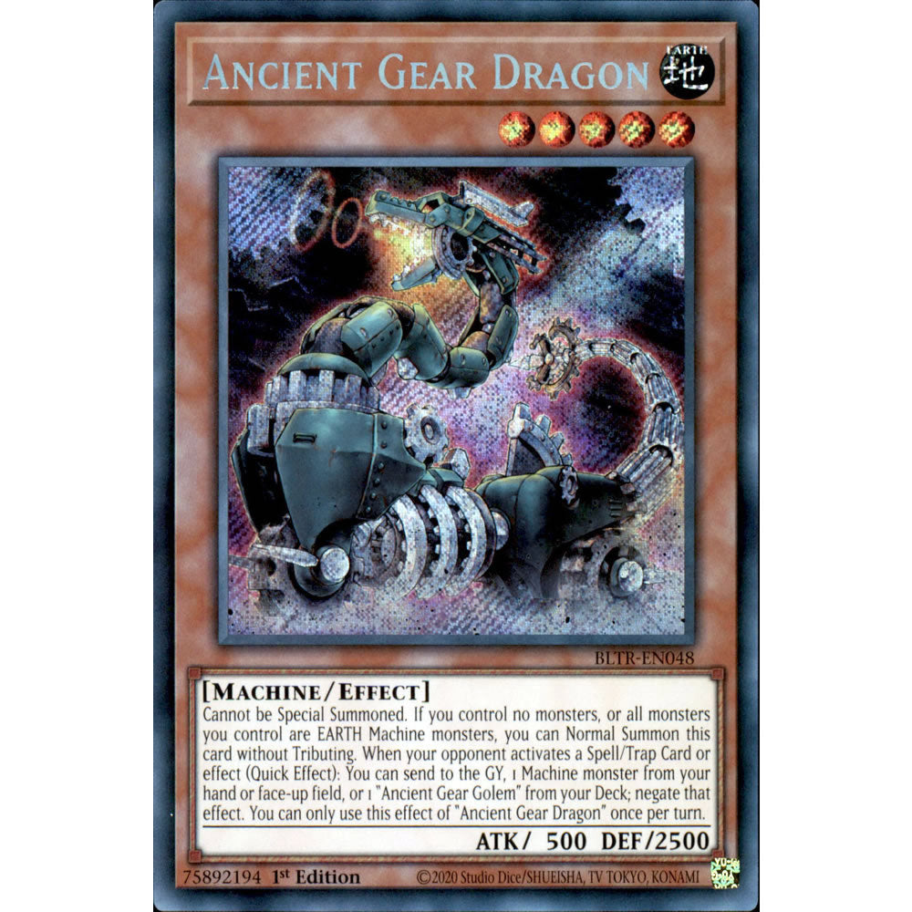 Ancient Gear Dragon BLTR-EN048 Yu-Gi-Oh! Card from the Battles of Legend: Terminal Revenge Set