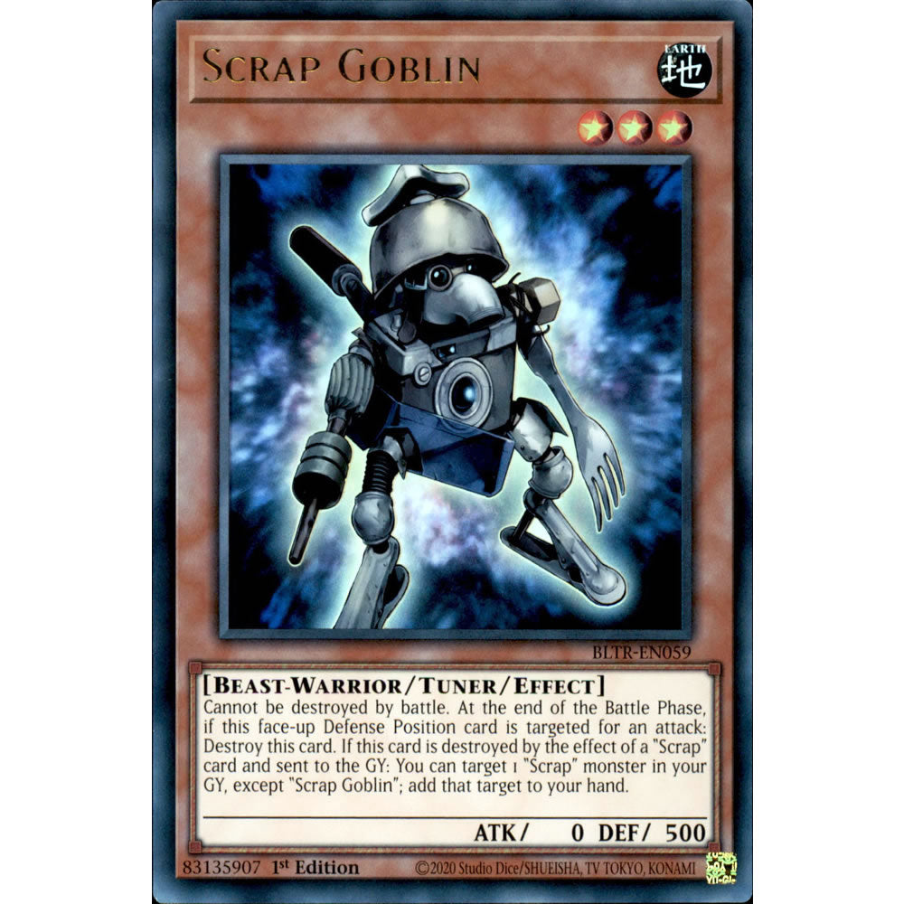 Scrap Goblin BLTR-EN059 Yu-Gi-Oh! Card from the Battles of Legend: Terminal Revenge Set