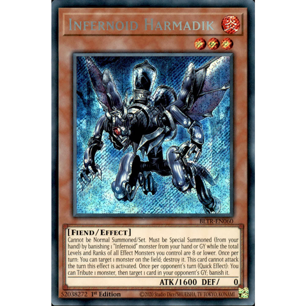 Infernoid Harmadik BLTR-EN060 Yu-Gi-Oh! Card from the Battles of Legend: Terminal Revenge Set