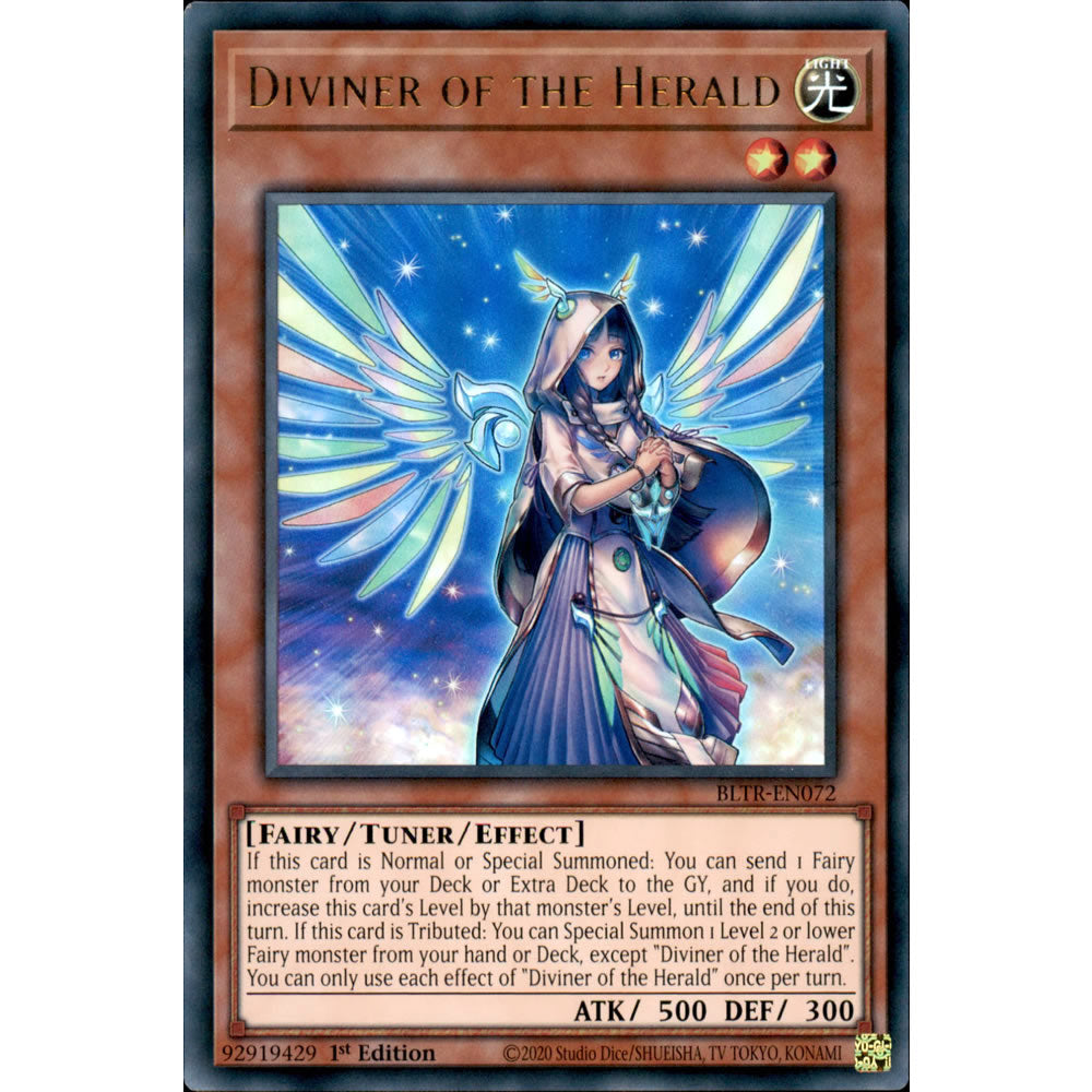 Diviner of the Herald BLTR-EN072 Yu-Gi-Oh! Card from the Battles of Legend: Terminal Revenge Set