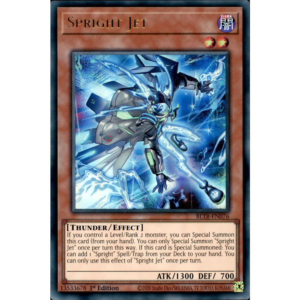 Spright Jet BLTR-EN076 Yu-Gi-Oh! Card from the Battles of Legend: Terminal Revenge Set