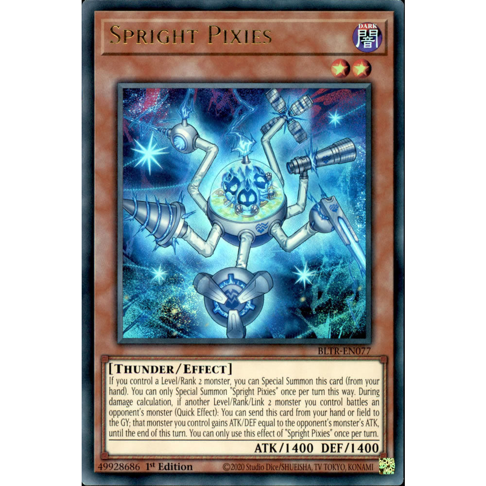 Spright Pixies BLTR-EN077 Yu-Gi-Oh! Card from the Battles of Legend: Terminal Revenge Set