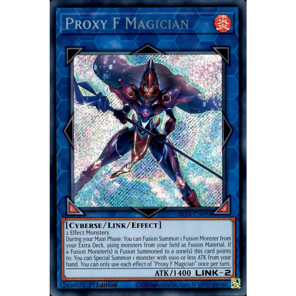 Proxy F Magician BLTR-EN094 Yu-Gi-Oh! Card from the Battles of Legend: Terminal Revenge Set