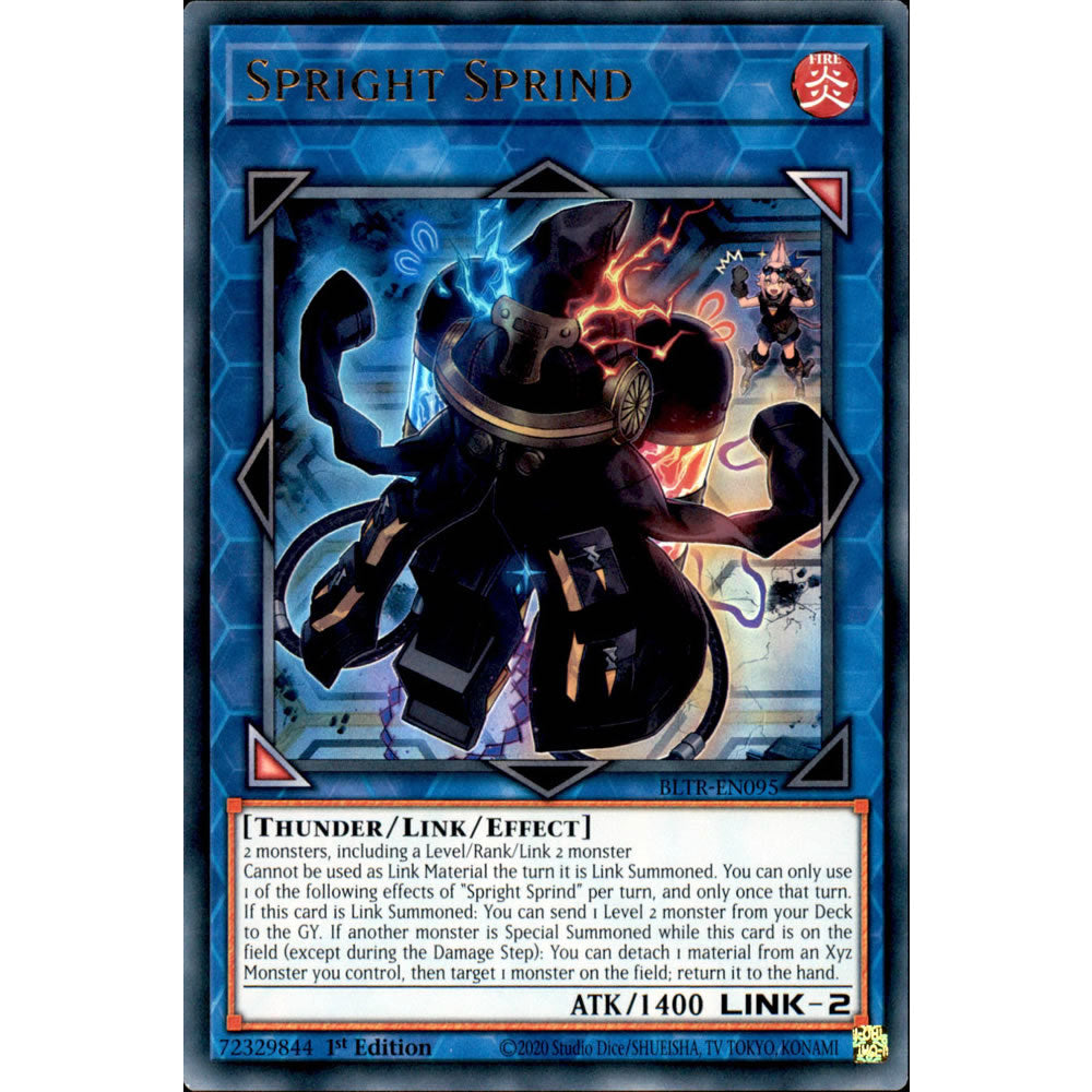 Spright Sprind BLTR-EN095 Yu-Gi-Oh! Card from the Battles of Legend: Terminal Revenge Set