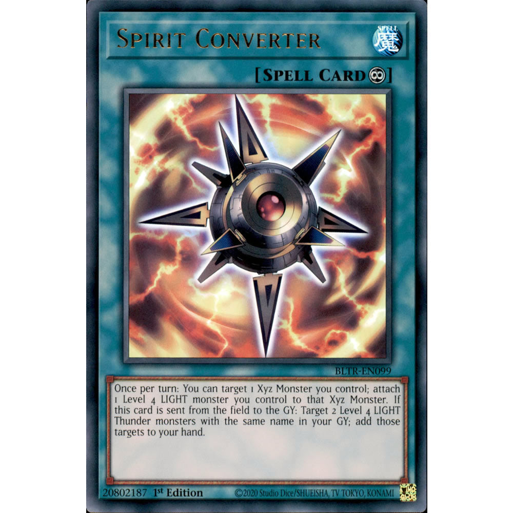 Spirit Converter BLTR-EN099 Yu-Gi-Oh! Card from the Battles of Legend: Terminal Revenge Set
