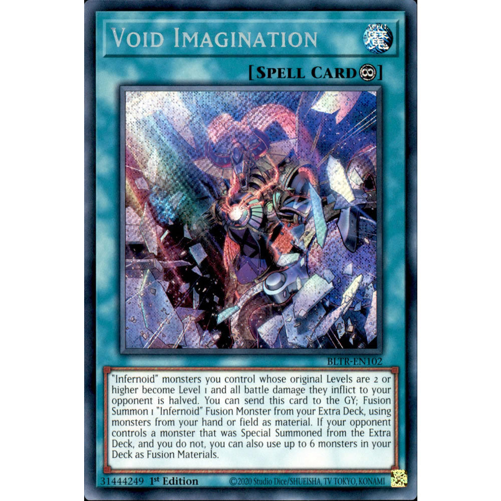 Void Imagination (alternate art) BLTR-EN102 Yu-Gi-Oh! Card from the Battles of Legend: Terminal Revenge Set