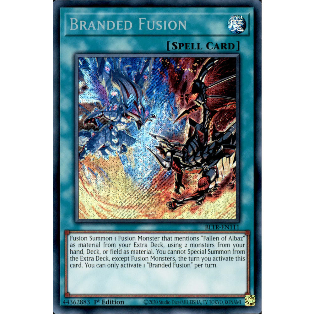 branded monsters Branded Fusion BLTR-EN111 Yu-Gi-Oh! Card