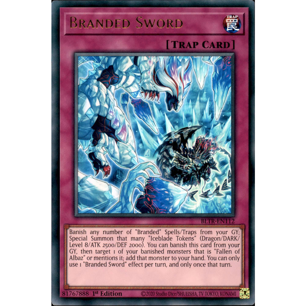 Branded Sword BLTR-EN112 Yu-Gi-Oh! Card from the Battles of Legend: Terminal Revenge Set