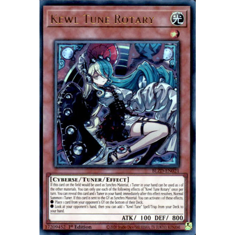 Kewl Tune Rotary BLZD-EN021 Yu-Gi-Oh! Card from the Blazing Dominion Set