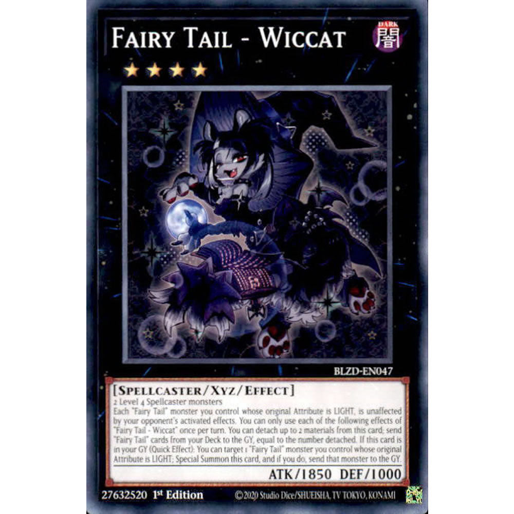 Fairy Tail - Wiccat BLZD-EN047 Yu-Gi-Oh! Card from the Blazing Dominion Set