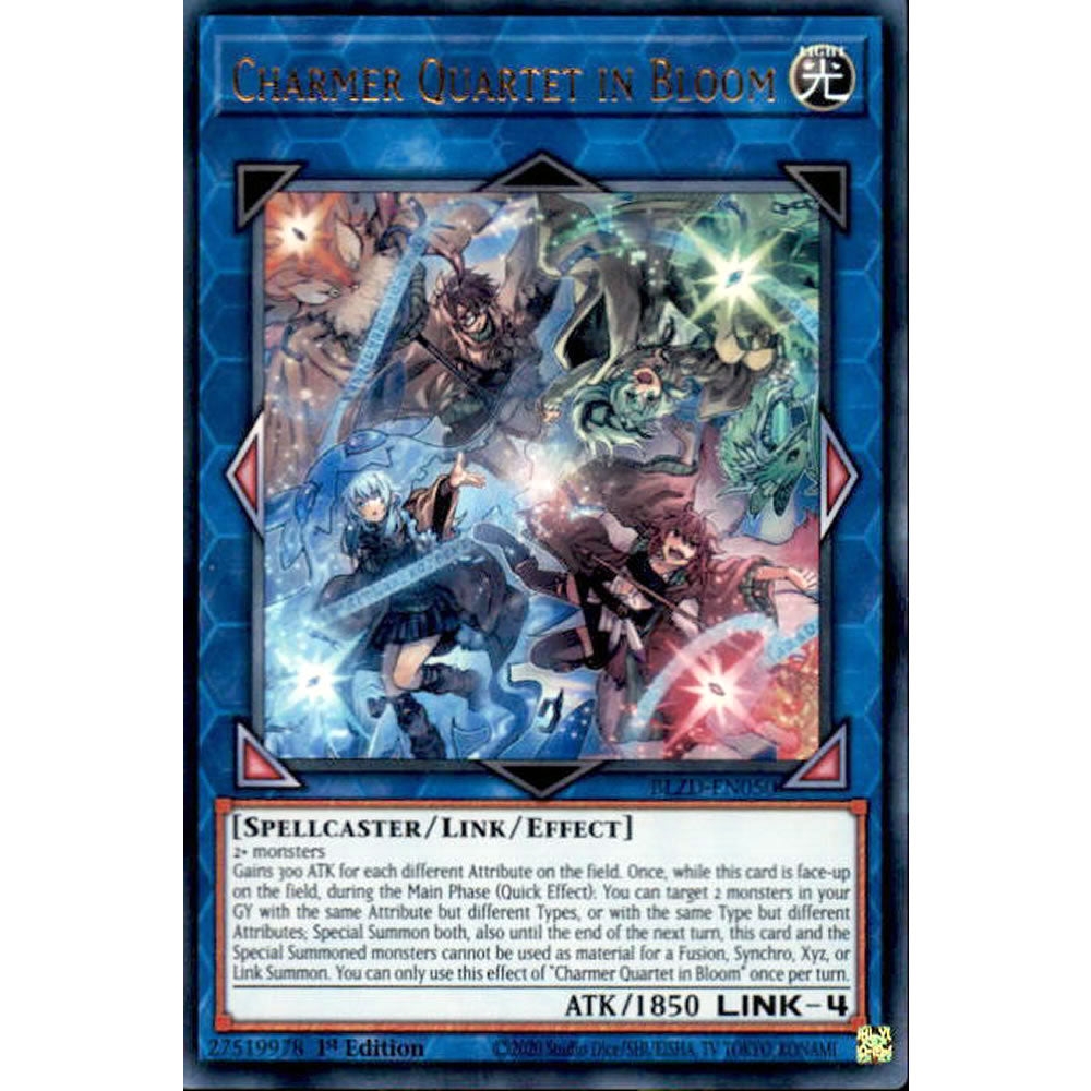 Charmer Quartet in Bloom BLZD-EN050 Yu-Gi-Oh! Card from the Blazing Dominion Set