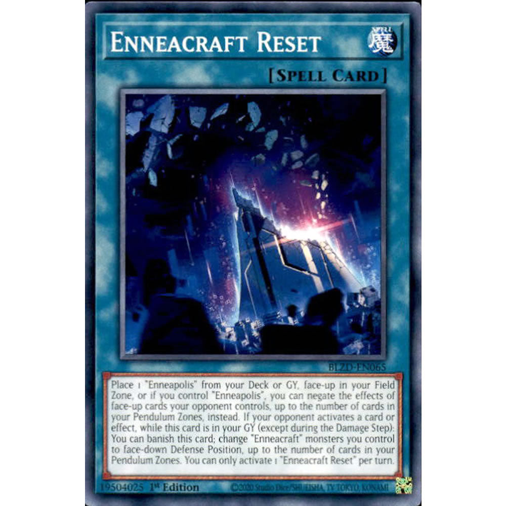 Enneacraft Reset BLZD-EN065 Yu-Gi-Oh! Card from the Blazing Dominion Set