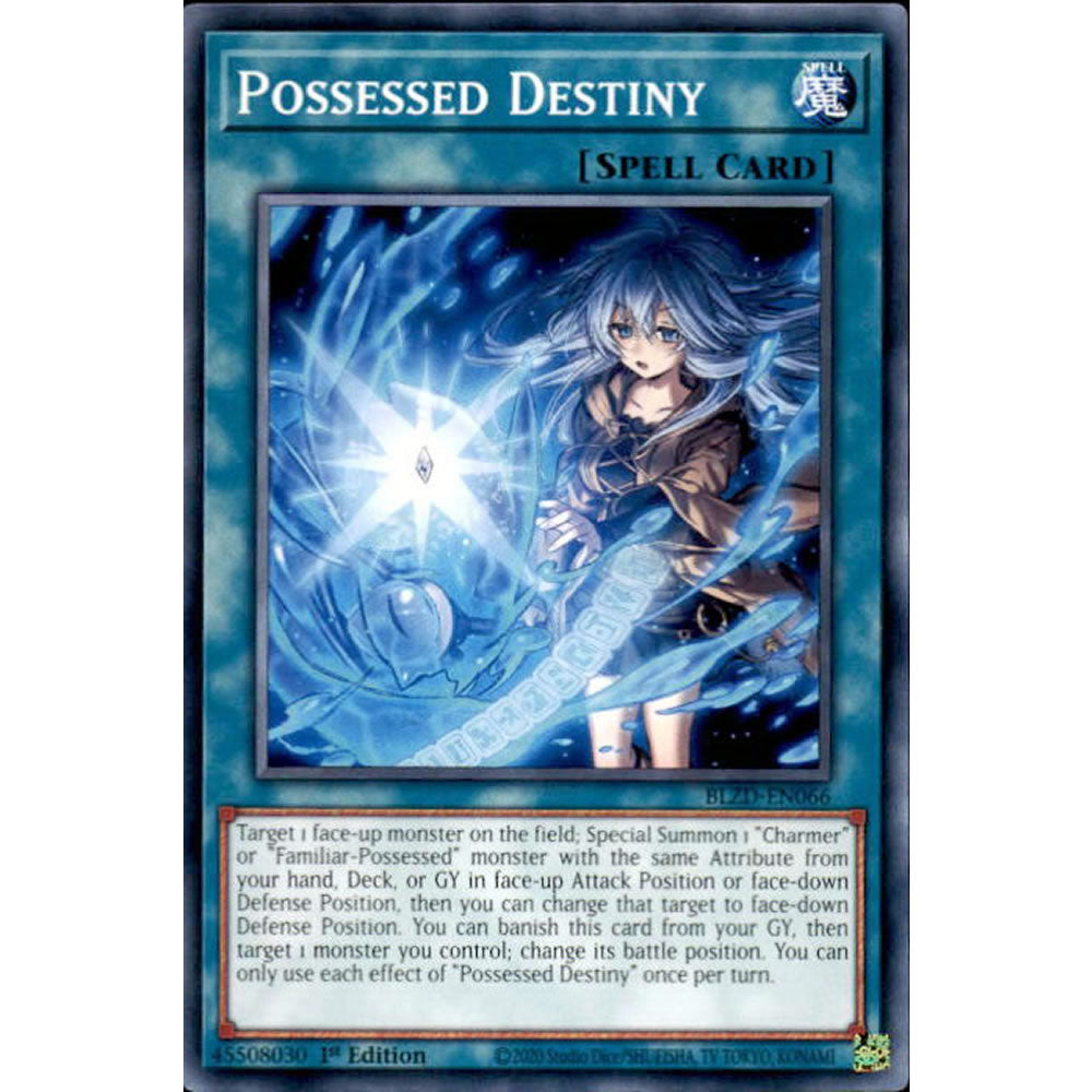 Possessed Destiny BLZD-EN066 Yu-Gi-Oh! Card from the Blazing Dominion Set