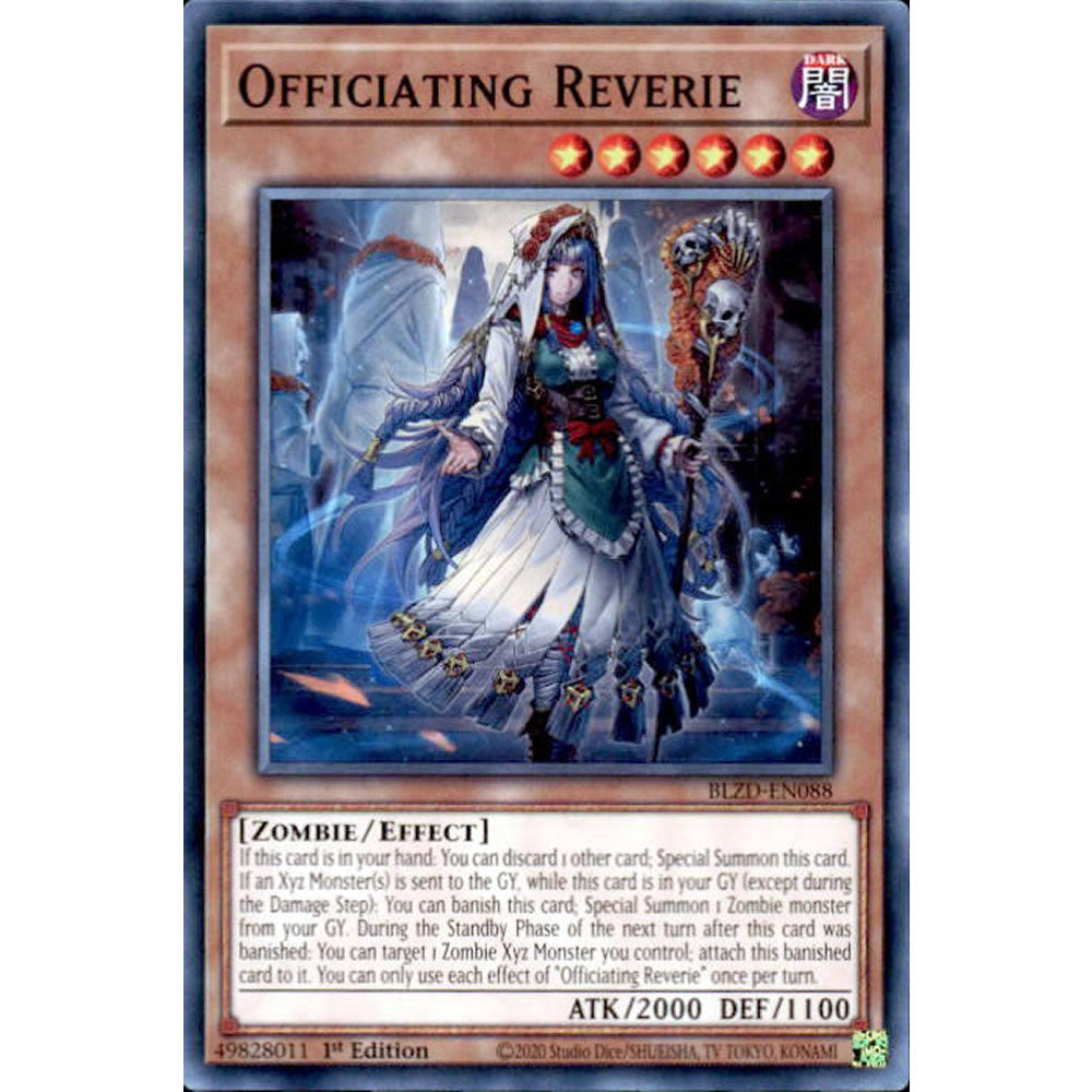 Officiating Reverie BLZD-EN088 Yu-Gi-Oh! Card from the Blazing Dominion Set