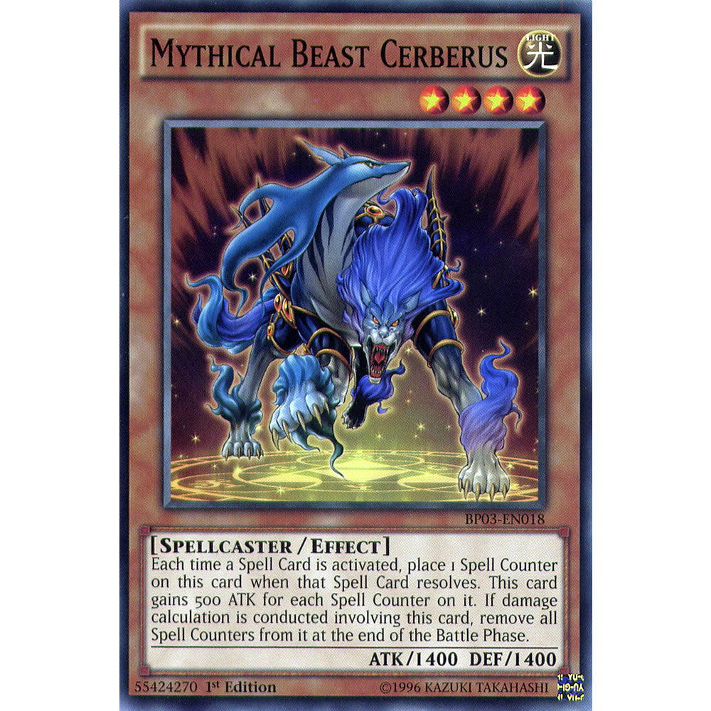 cerberus yugioh card Mythical Beast BP03-EN018 Yu-Gi-Oh! All cards will be Spider-Man, Miles Morales Name:Mickey Mouse astralradiance