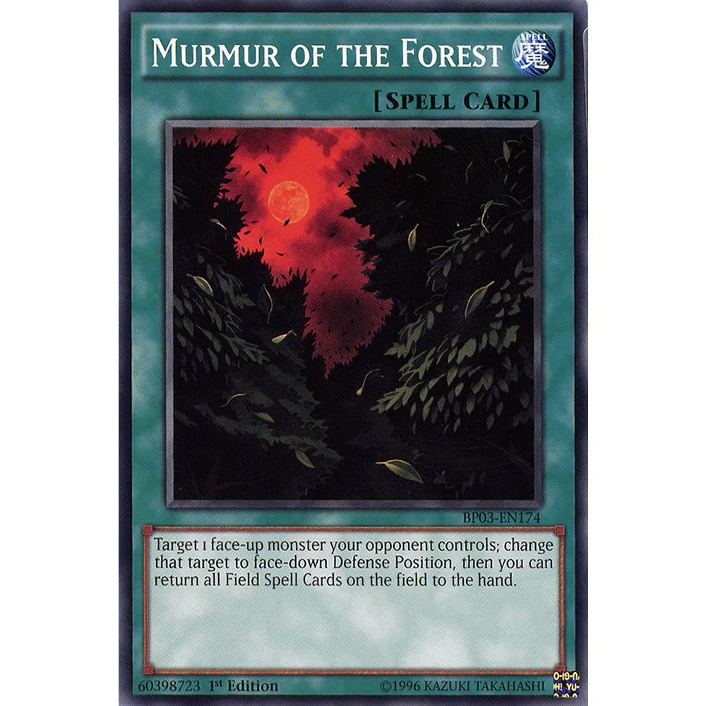 Murmur of the Forest BP03-EN174 Yu-Gi-Oh! Card from the Battle Pack 3: Monster League Set