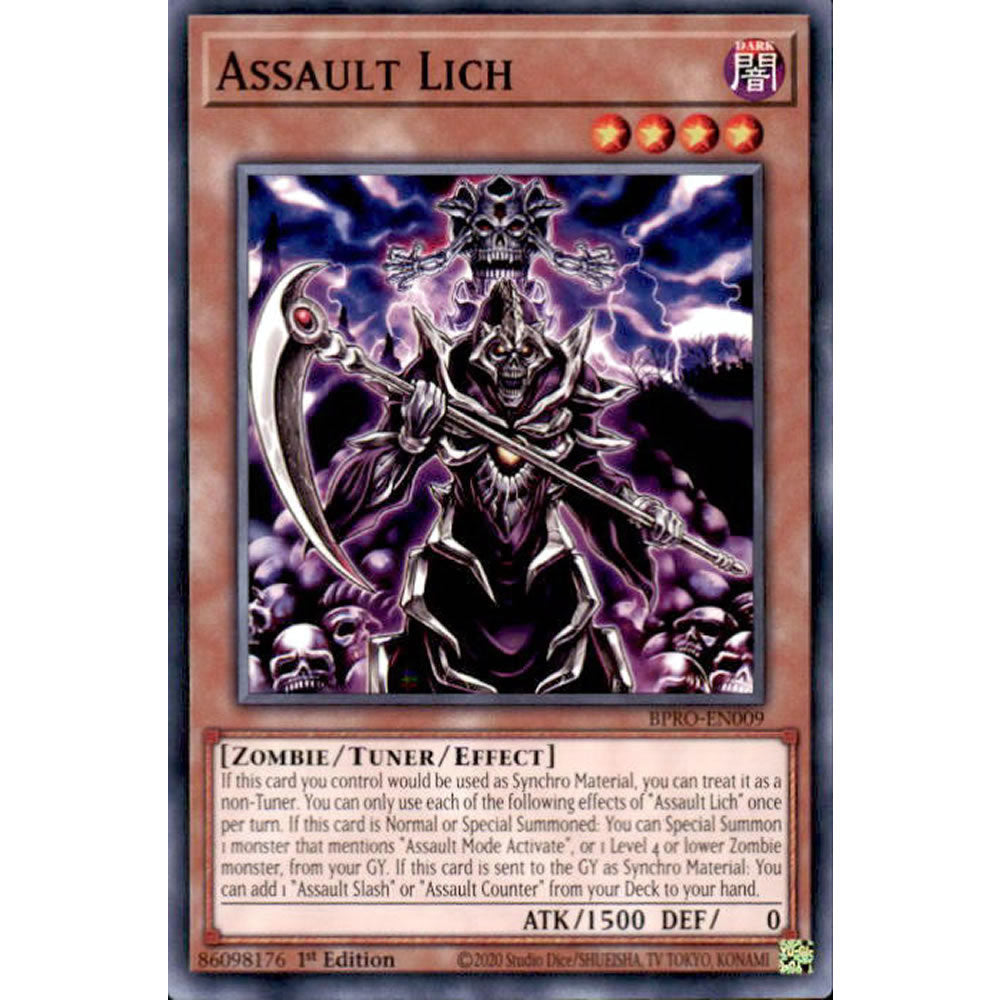 Assault Lich BPRO-EN009 Yu-Gi-Oh! Card from the Burst Protocol Set