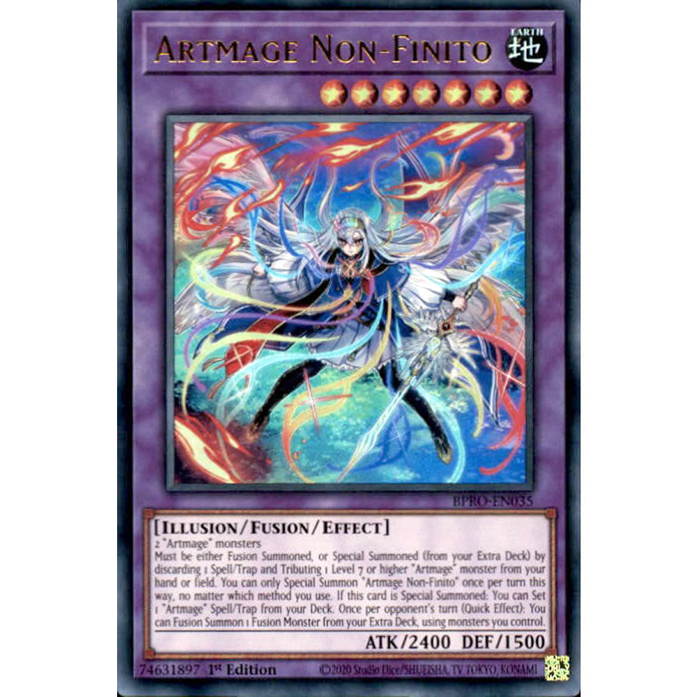 Artmage Non-Finito BPRO-EN035 Yu-Gi-Oh! Card from the Burst Protocol Set