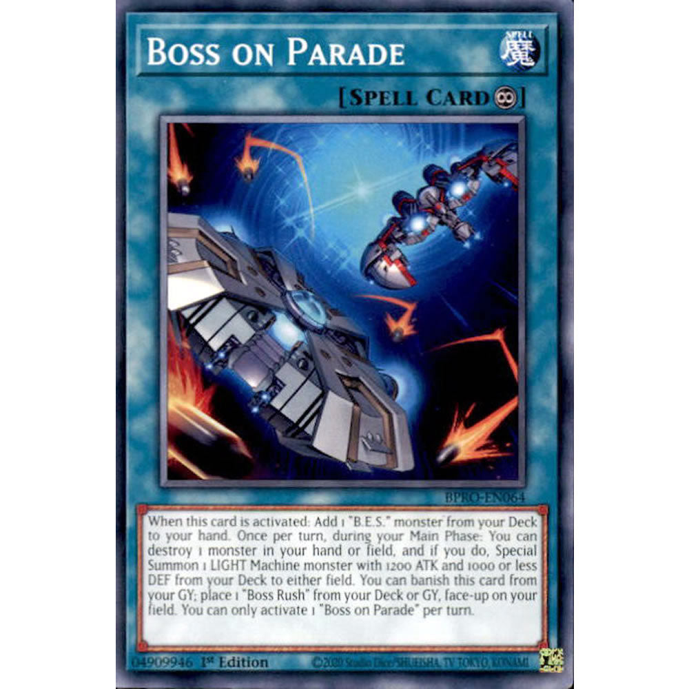 Boss on Parade BPRO-EN064 Yu-Gi-Oh! Card from the Burst Protocol Set