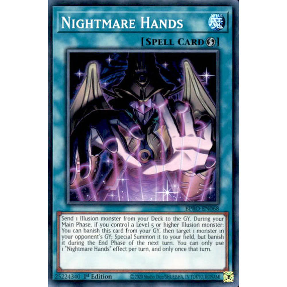 Nightmare Hands BPRO-EN068 Yu-Gi-Oh! Card from the Burst Protocol Set
